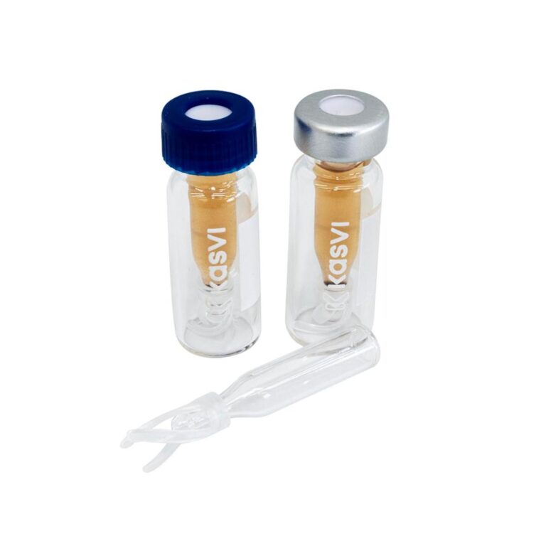 K71-05ICM Insert 250ul Para Vial Cromatografia Base Cônica Com Mola 100un/Cx